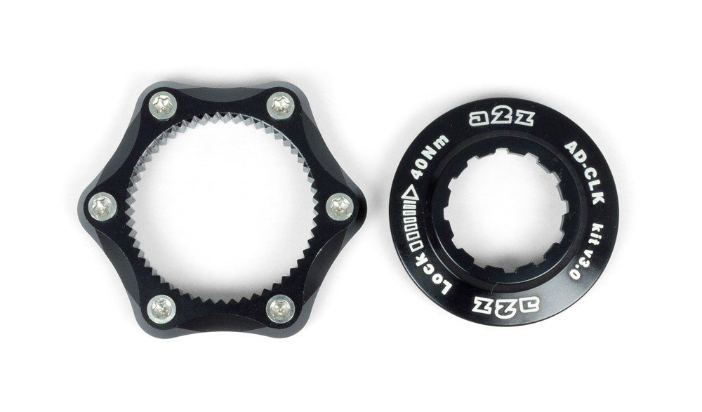 

Адаптер A2Z, Center Lock - 6 болтов, замок QR, черный, AD-CLK kit-1