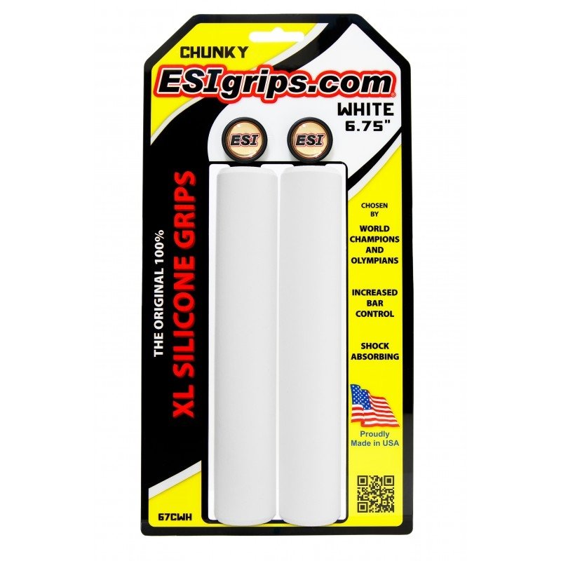 

Грипсы ESI Chunky XL 6,75", белый, 67CWH