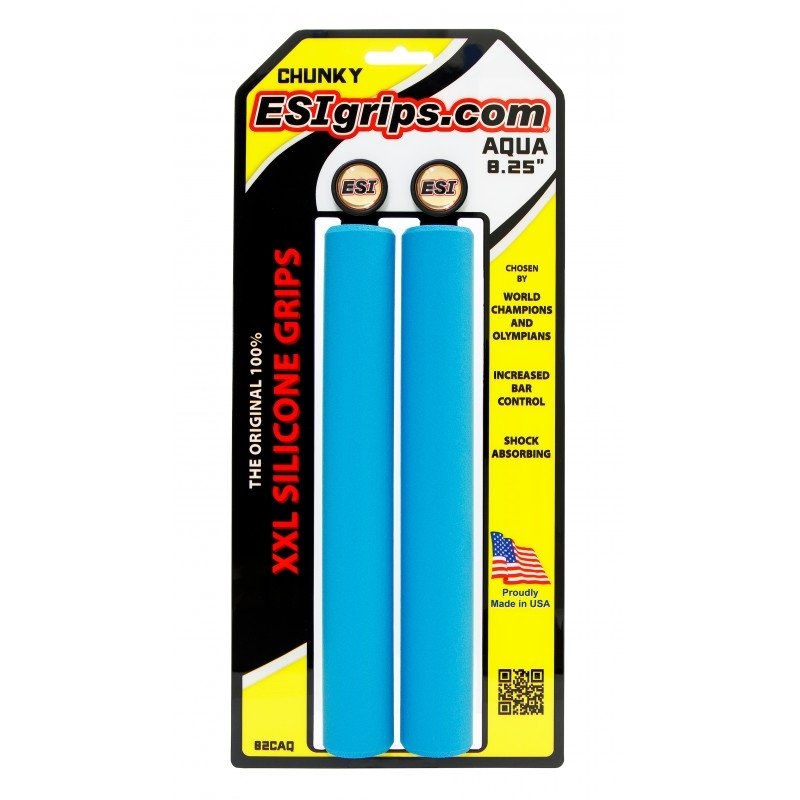 

Грипсы ESI Chunky XXL 8,25", голубой, 82CAQ, Синий