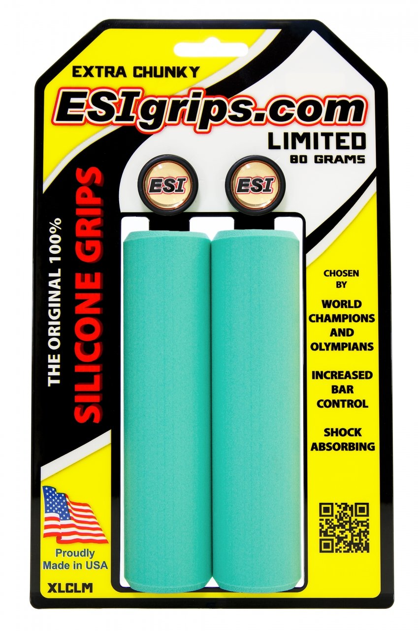 

Грипсы ESI Extra Chunky, Seafoam, голубой, XLCLM-SF