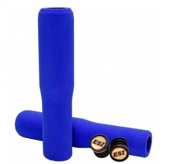 

Грипсы велосипедные ESI Fit SG, синий, FSGBU
