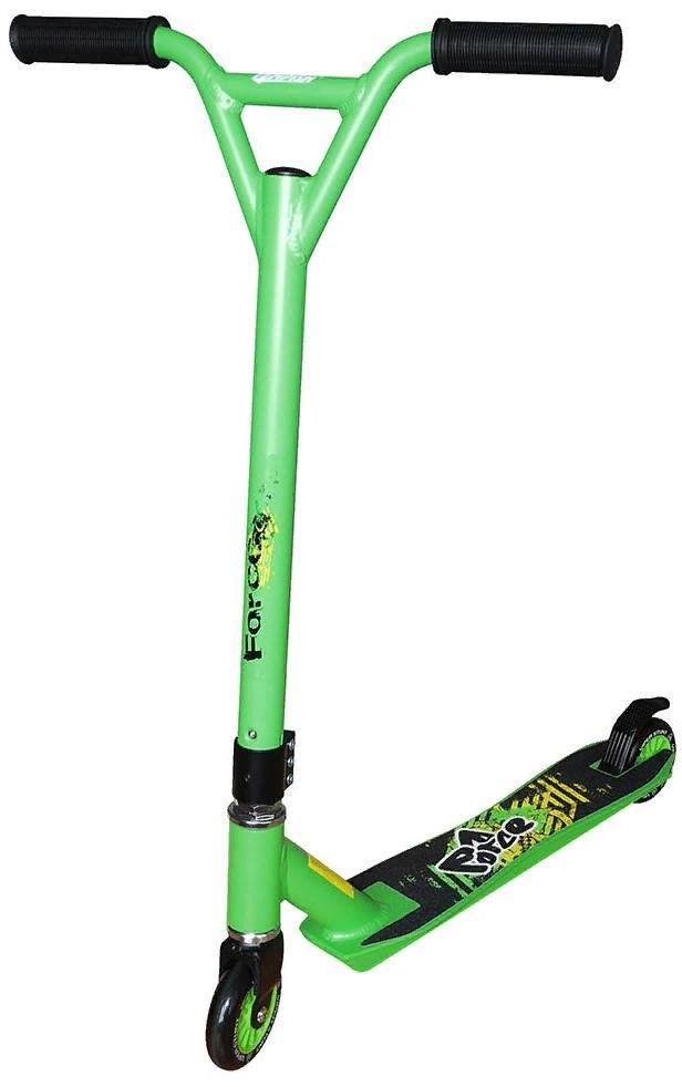 Самокат TEMPISH VIPER STUNT 100 AL, зеленый, складной, 2018 велошлем tempish 2016 event зеленый us s event green