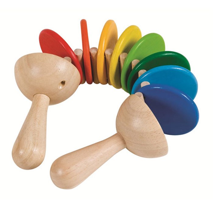 фото Детский музыкальный инструмент plan toys трещотка, 6413