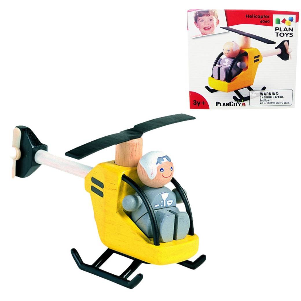 

Игрушка детская PLAN TOYS Plan City Вертолетик, 6060