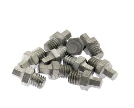 Шипы для контактных педалей Шипы к велопедалям HT Aluminium Pins 1/8x8mm, 40 штук, ANS01/ANS06, Silver, 136ANS-SIJ02-311