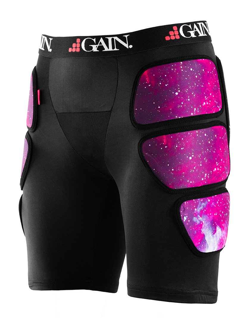 Защитные шорты GAIN THE SLEEPER Hip/Bum Protectors, черно-фиолетовый 2019 (Размер: S)