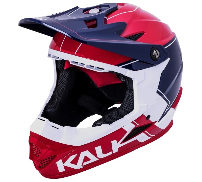 

Шлем велосипедный KALI Full Face DOWNHILL/BMX ZOKA Gls, красно-белый 2019 (Размер: 58-60 см)