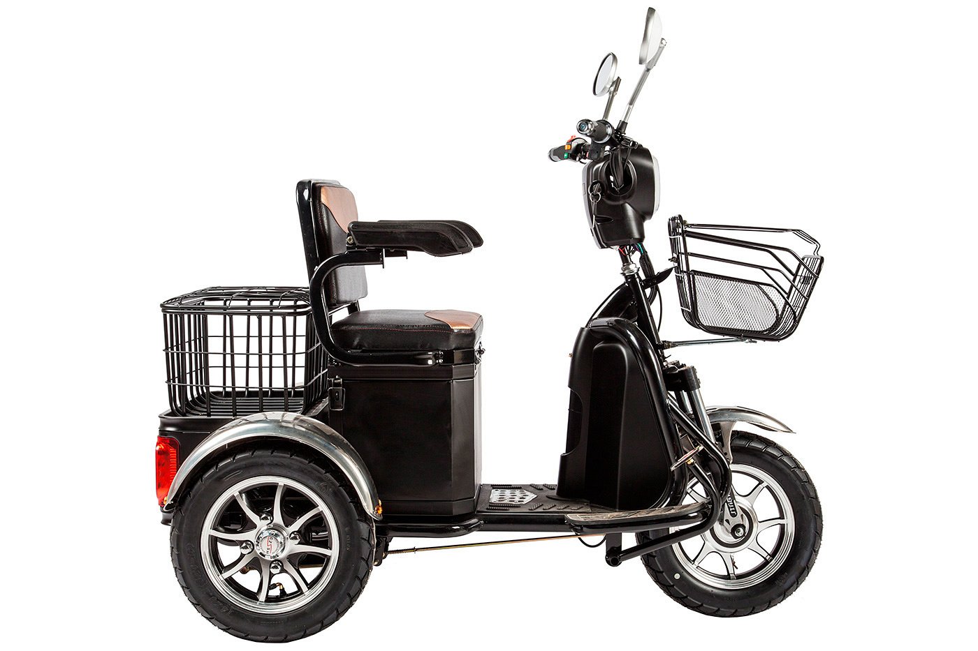 

Электротрицикл Rutrike S1 V2 с большой корзиной 10" 2019 (Цвет: серый)