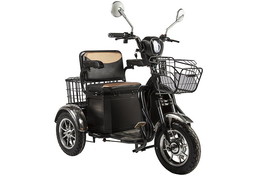 

Электротрицикл Rutrike S1 V2 с большой корзиной 10" 2019 (Цвет: серый)