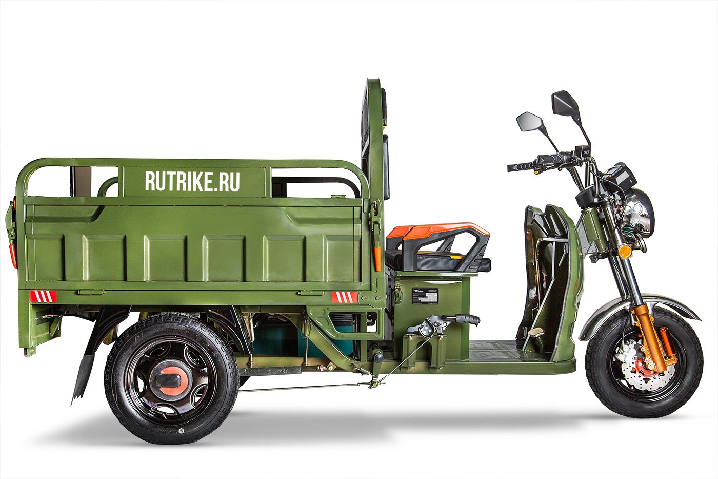 

Грузовой электрический трицикл Rutrike Дукат 1500 60V1000W 2019 (Цвет: зеленый )