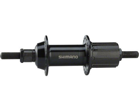 

Велосипедная втулка SHIMANO TX500, задняя, 36Н, 8/9 скоростей, гайки, чёрный, EFHTX5008DL