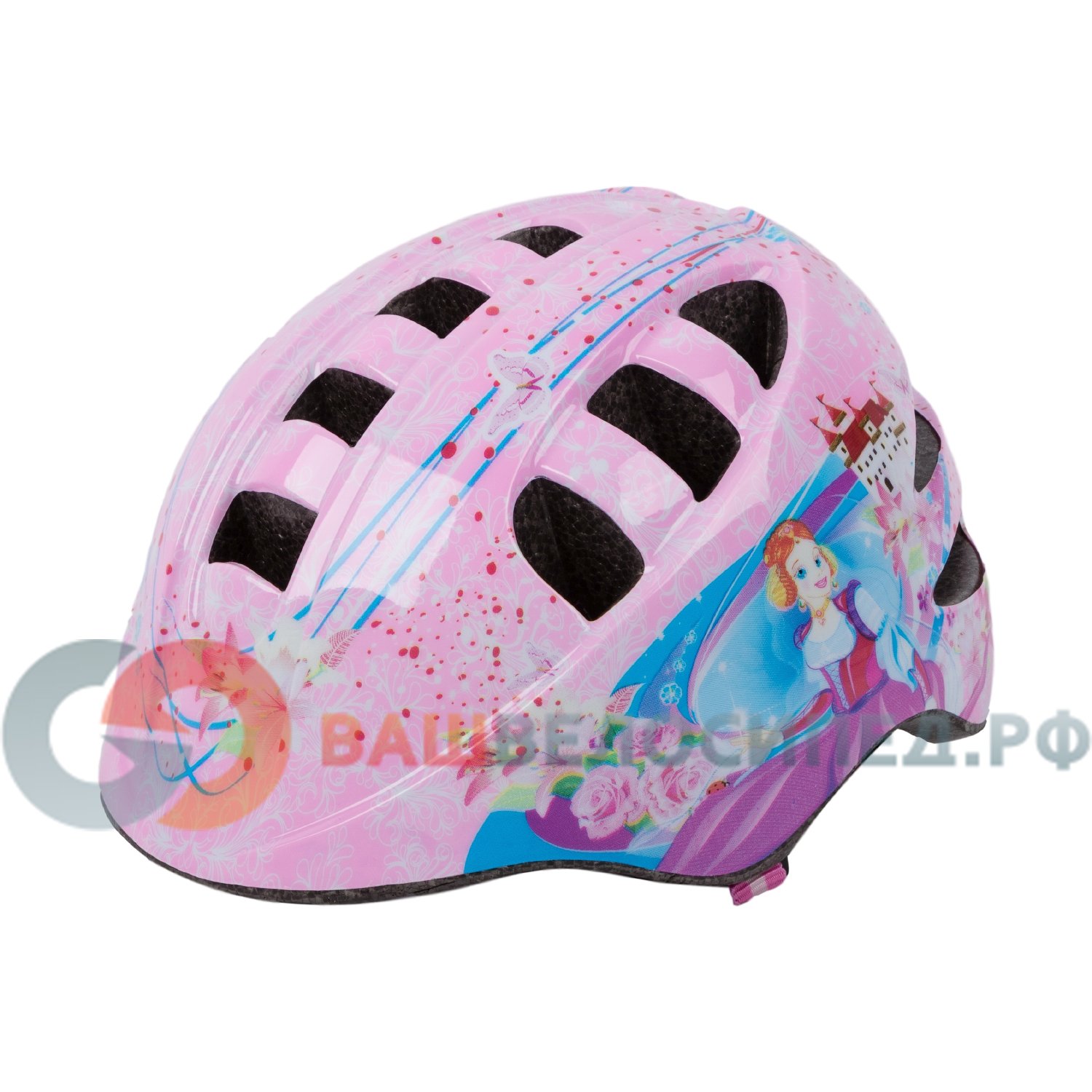 

Велошлем детский Vinca Sport VSH 8 Princess Kate, розовый (Размер: S (48-52 см