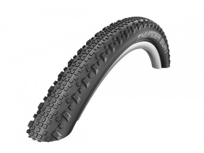 

Велопокрышка Schwalbe THUNDER BURT 27,5"х2,10, 54-584, Evo, LiteSkin, Folding, 11600530,01, Черный