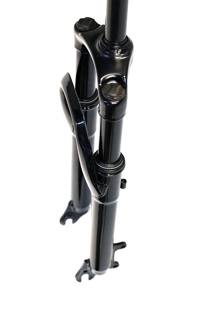 Велосипедная вилка  ВашВелосипед Вилка велосипедная NANDUN, 155 мм, черная, ES225-2 24