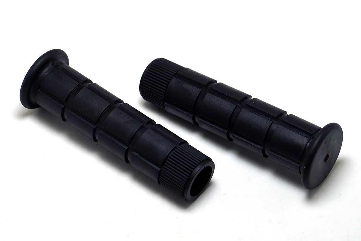 Грипсы велосипедные MTB 125mm, резина, черные, HL-GB72 black пыльники rst 28 6мм для vogue vivairf1rst24 пара резина черные 1 0932