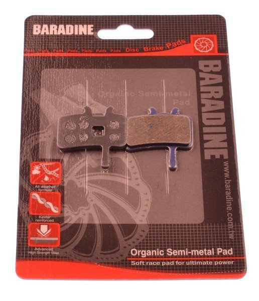 Колодки тормозные Baradine, для гидравлических дисковых тормозов Avid Juicy, DS-11 колодки тормозные baradine 948v для мтв bmx велосипеда 60 мм прозрачные