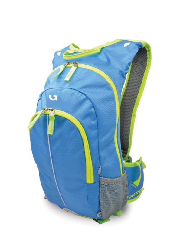 Рюкзак женский Green Cycle Stella, на 25+5 л, голубой, BIB-26-44 рюкзак для коляски peg perego backpack green