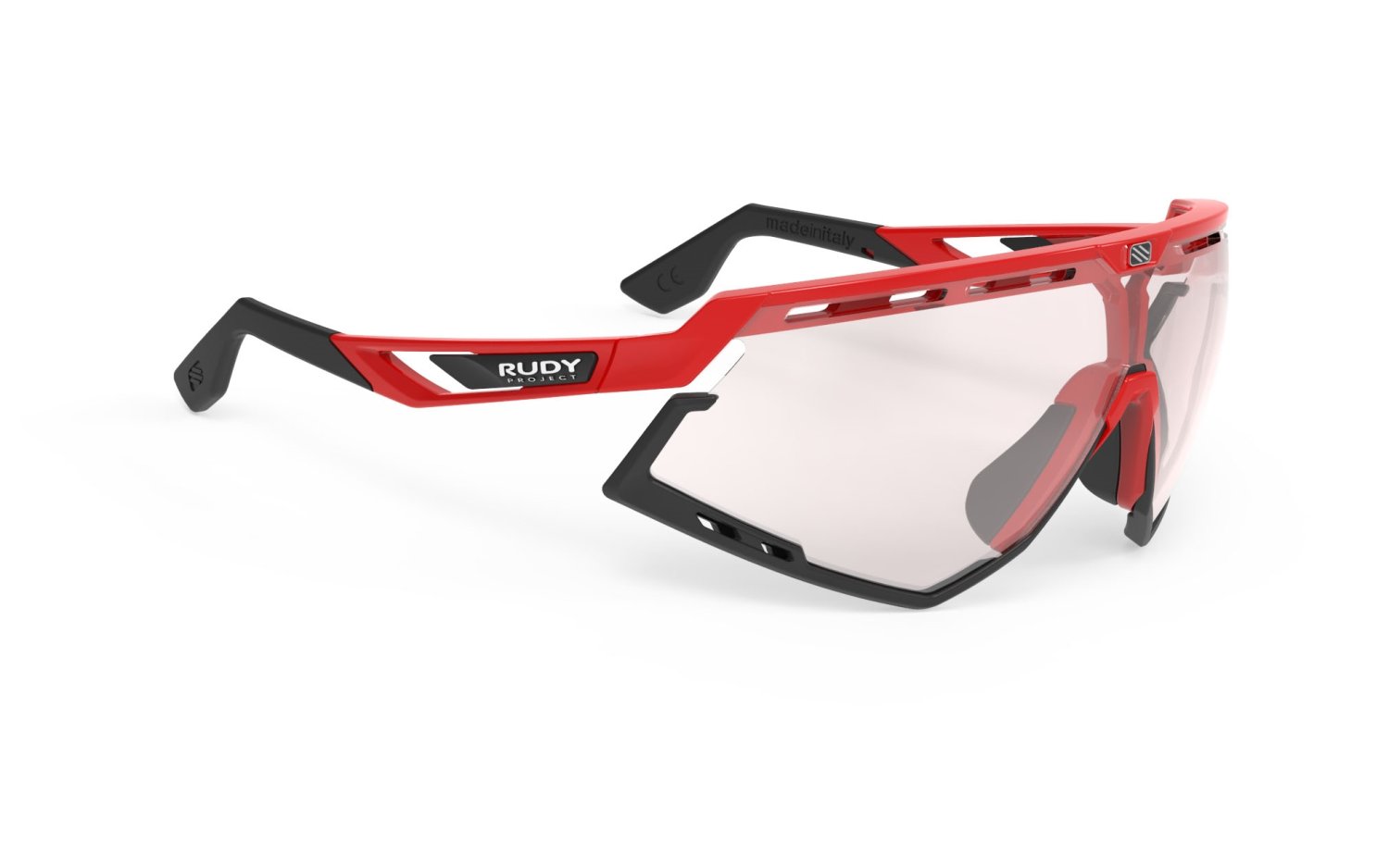 фото Очки велосипедные rudy project defender fire red gloss - impact photochromic 2laser red