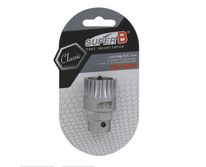 фото Съемник каретки super b tb-1065, shimano octalink, ключ, 880078