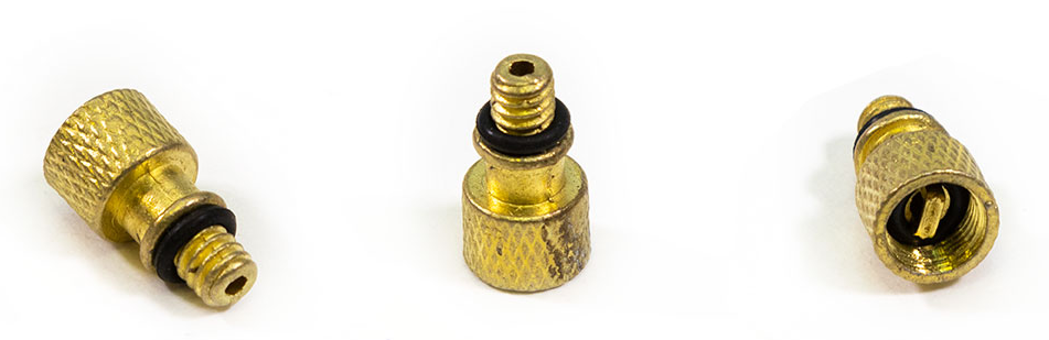 Комплектующие насосов  ВашВелосипед Переходник Bee Pump,, резьбовой, с велонипеля на автонипель, сталь, для шланга ручного насоса, D9