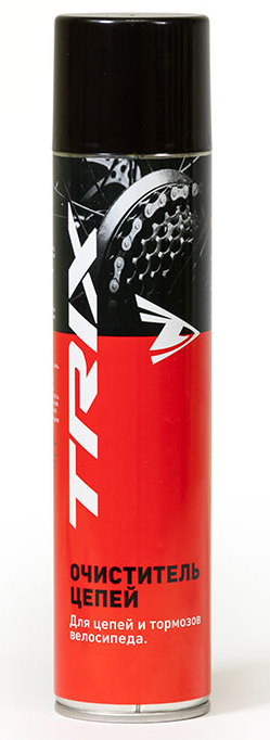 

Очиститель TRIX, для цепи и тормозов, аэрозоль, 400 мл, LB-TX-6955-CL-S