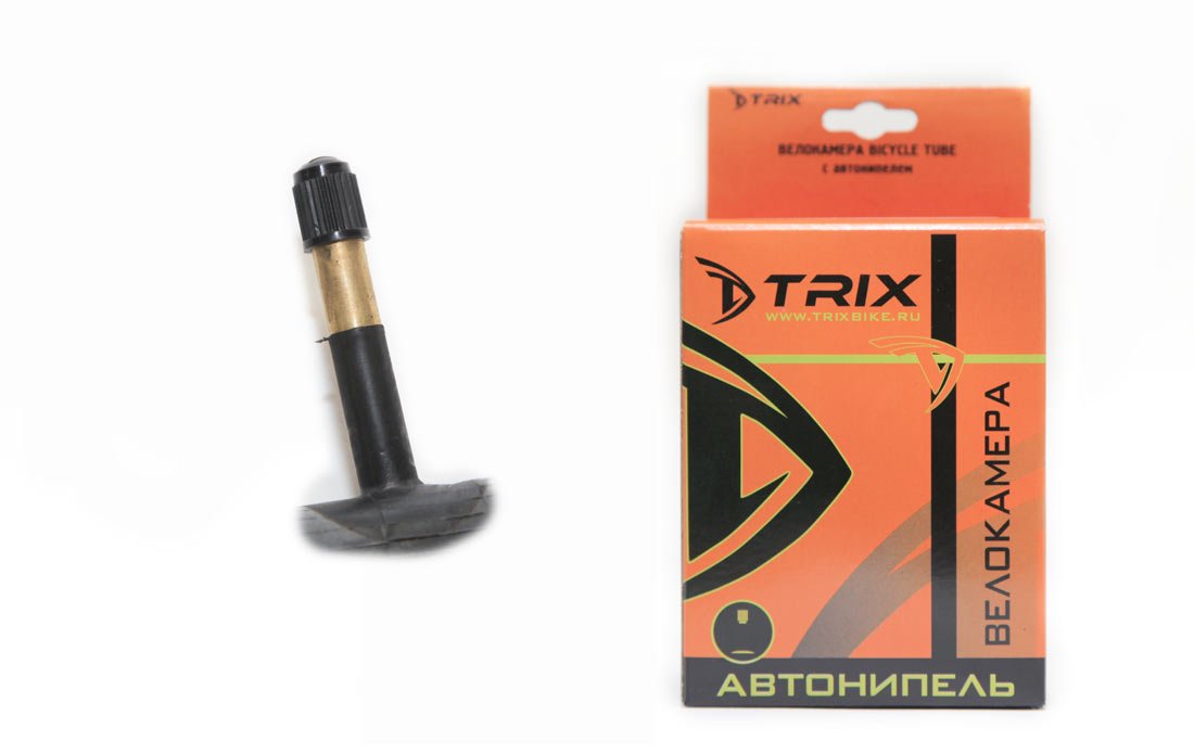 

Камера велосипедная TRIX, 24x1.95/2.125 мм, автониппель 48 мм, бутиловая, TBTX-24-195AV48