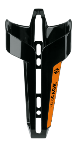 Флягодержатель велосипедный SKS Velocage, black glossy orange, 11479
