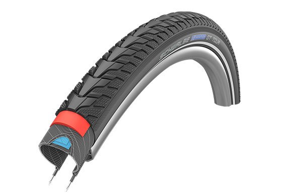 

Велопокрышка Schwalbe Performance Line Marathon GT Tour, 26x2.00 (50-559), DualGuard, HS 485, 67 EPI, 11101292, Черный