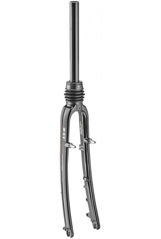 Велосипедная вилка Вилка велосипедная RST SS-M6 амортизационная, 26х28.6, черная, 1-0336
