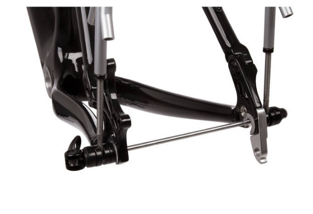 фото Эксцентрик для крепления заднего велобагажника к раме, с адаптерами 8х5 мм, 210 мм, m-wave, 5-440490