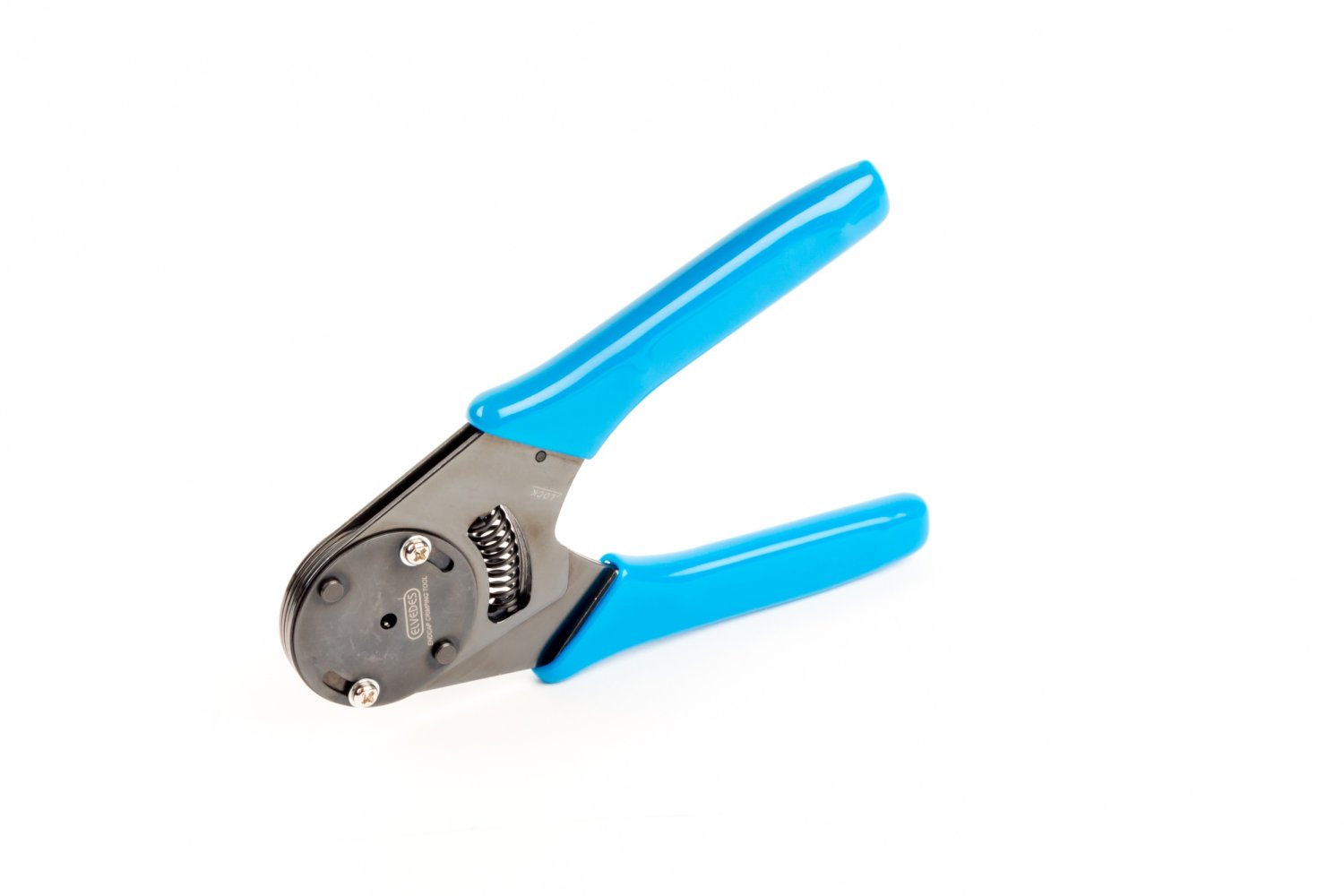 Инструмент ELVEDES для обжимания троса, синий, 2016093 инструмент профессиональный elvedes для выравнивания троса cable pricker титан 2012029