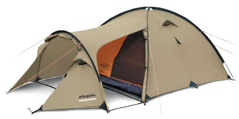 Палатка четырехместная PINGUIN Campus 4, коричневый, 77459