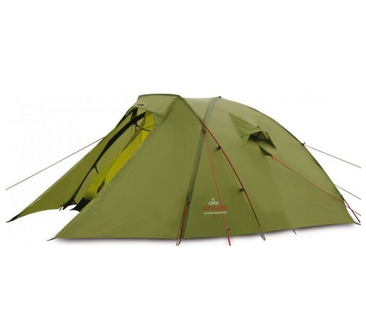 Палатка двухместная PINGUIN Excel, зеленый, 77461 палатка трехместная pinguin horizon хаки p 28