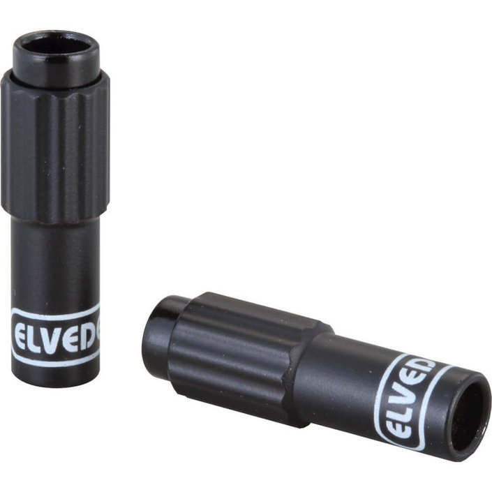 Велосипедный встраиваемый болт ELVEDES, для регулировки натяжения троса, универсальный, алюминий, черный, ELV2015 инструмент elvedes для регулировки внутреннего натяжения троса 2019041