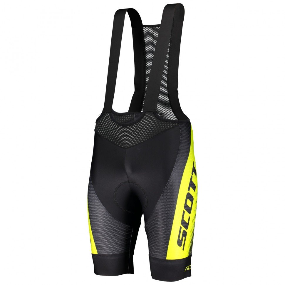 

Велотрусы (с лямками) SCOTT RC Pro black/sulphur yellow (Черный/Желтый Сульфур), 270449-5024 (Размер: L)