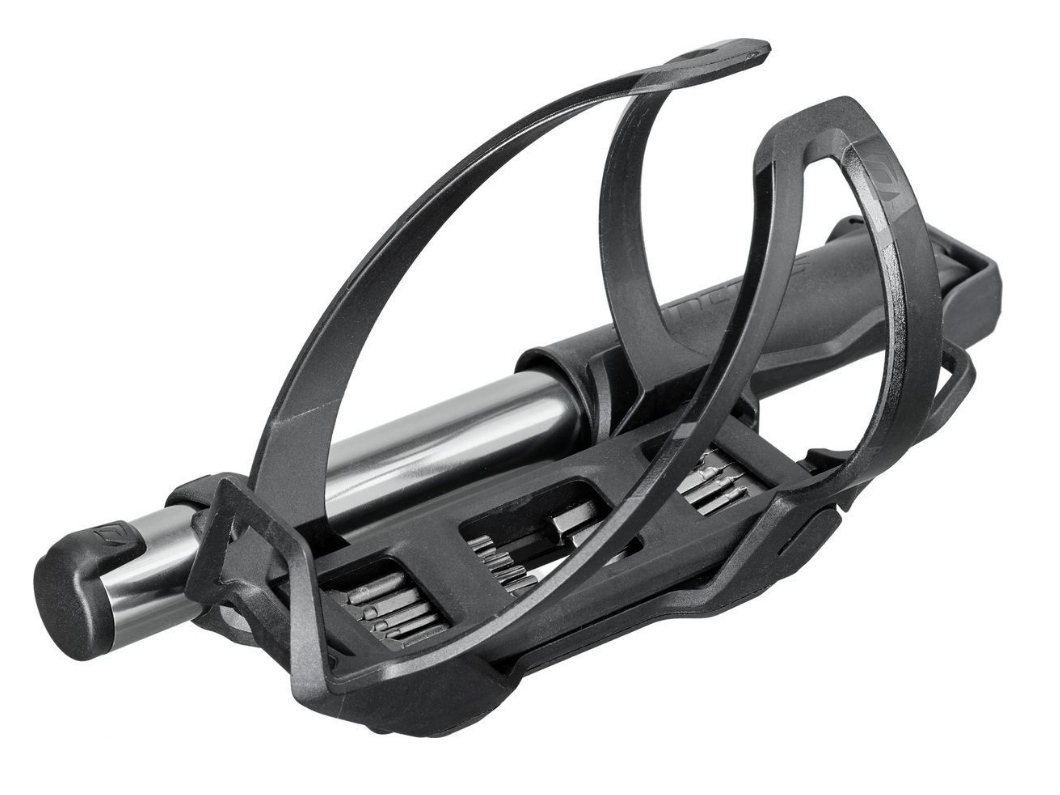 Флягодержатель велосипедный Syncros Matchbox Coupe Cage 2.0HP black, с насосом, с набором инструментов, 265593-0001