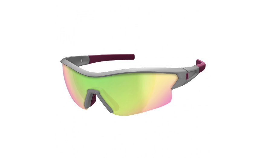 Очки велосипедные Scott Leap grey/purple green chrome enhancer + clear, 266009-5441303 очки для плавания mad wave clear vision cp lens m0431 06 0 17w