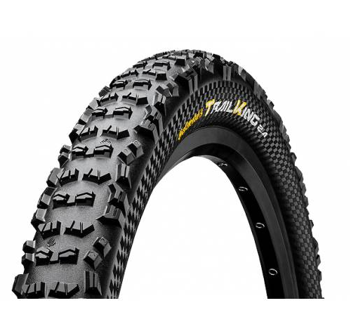 фото Покрышка велосипедная continental trail king 2.4, 29"x2.4", складная, protection apex, blackchili, черная, 100656
