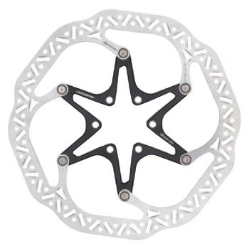 

Ротор велосипедный Jagwire Pro LR1 180 мм Disc Brake Rotor 6-bolt DCR020, Серебристый