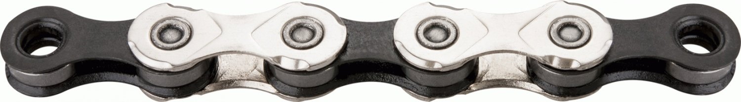 

Цепь KMC X12, 12 скоростей, 126 звеньев, серебрянный/черный BX12NB126