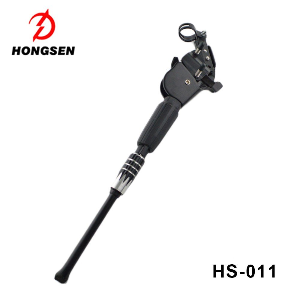 Подножки для велосипеда  ВашВелосипед Подножка Hongsen, задняя, 24-29, алюминиевая, черная HS-011
