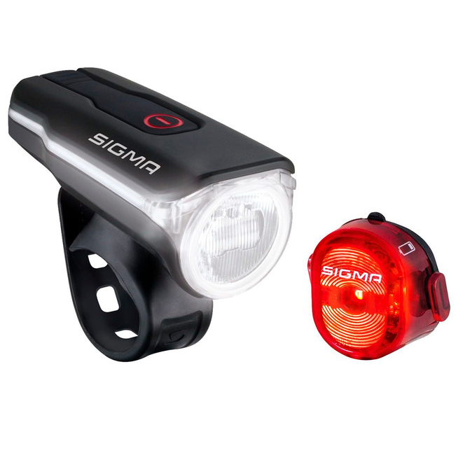 

Комплект освещения SIGMA SPORT AURA 60 USB / NUGGET II с кабелем USB, 17750