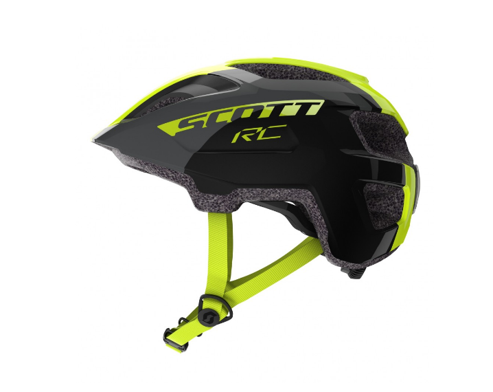 фото Шлем велосипедный scott spunto junior black/yellow rc onesize, 50-56 см, 2019, 270112-4330