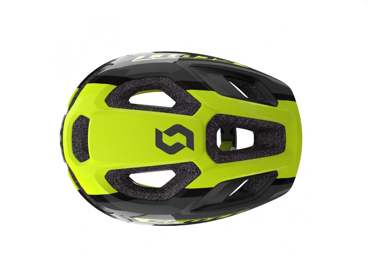 фото Шлем велосипедный scott spunto junior black/yellow rc onesize, 50-56 см, 2019, 270112-4330