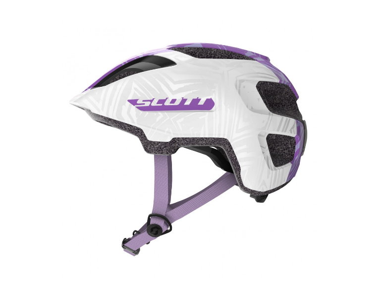 фото Шлем велосипедный scott spunto junior white/purple onesize, 50-56 см, 2019, 270112-2320