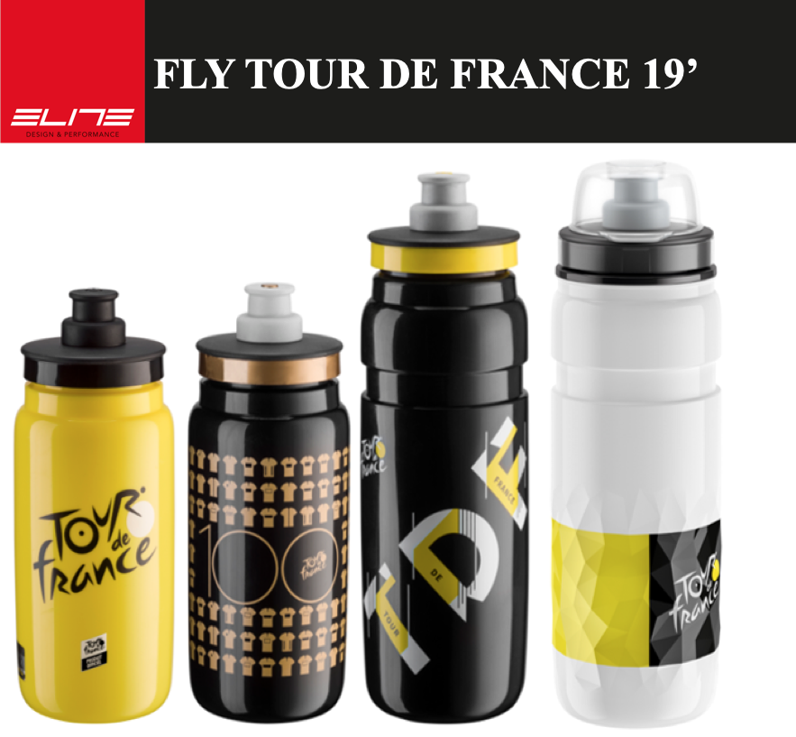 Набор фляг ELITE TOUR DE FRANCE 2019, EL0170400 фляга велосипедная tour de france 750 мл all 340297