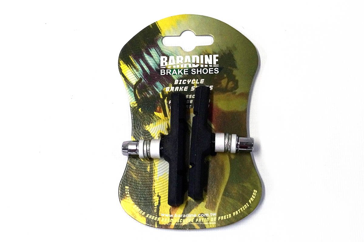 

Колодки тормозные Baradine 948V, МТВ/BMX, 60мм, черные