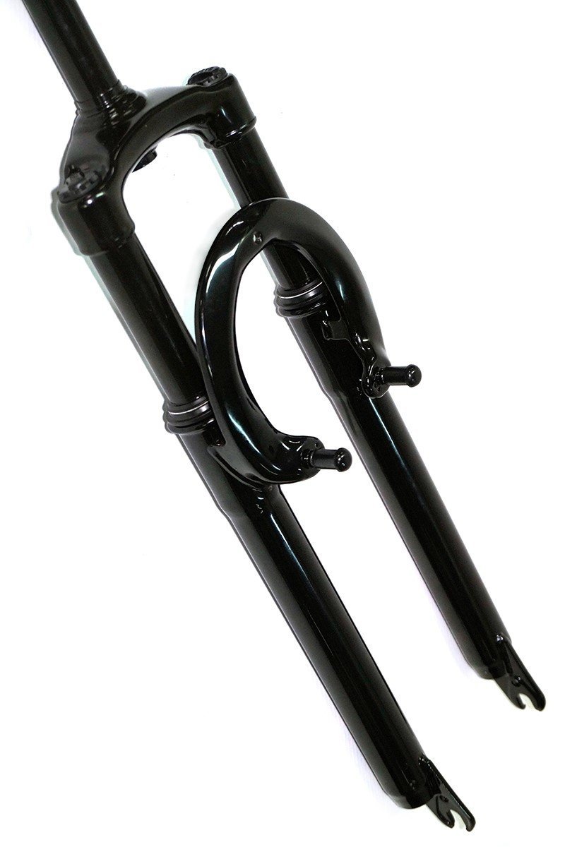 Велосипедная вилка  ВашВелосипед Вилка велосипедная EASING ES 225-1 29*1, V-br, резьбовая, пружина, стальная, черная, 2,85 кг