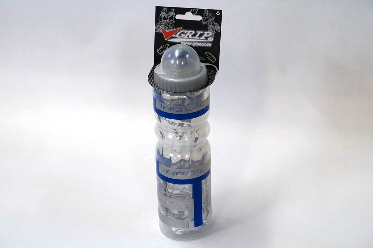 Фляга-термос велосипедная V-GRIP, 500мл, синий/прозрачный, V-700AA blue clear бутылка action пластик 500мл 12 08999 bk8001 500