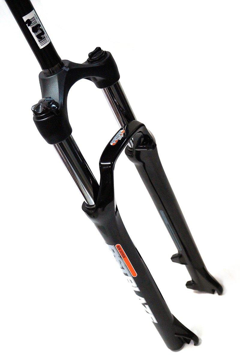 Велосипедная вилка  ВашВелосипед Вилка велосипедная RST BLAZE MLC 29, пружина, механическая блокировка, ход 100 мм, черная, 2.61 кг